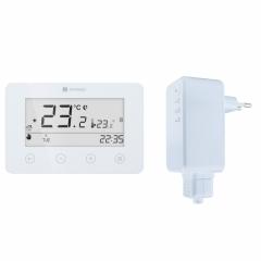 Thermostat d'ambiance digital programmable radio FloorControl avec mesure de température