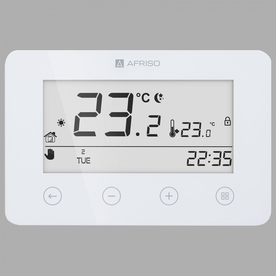 Thermostat d'ambiance digital programmable filaire FloorControl avec mesure de température