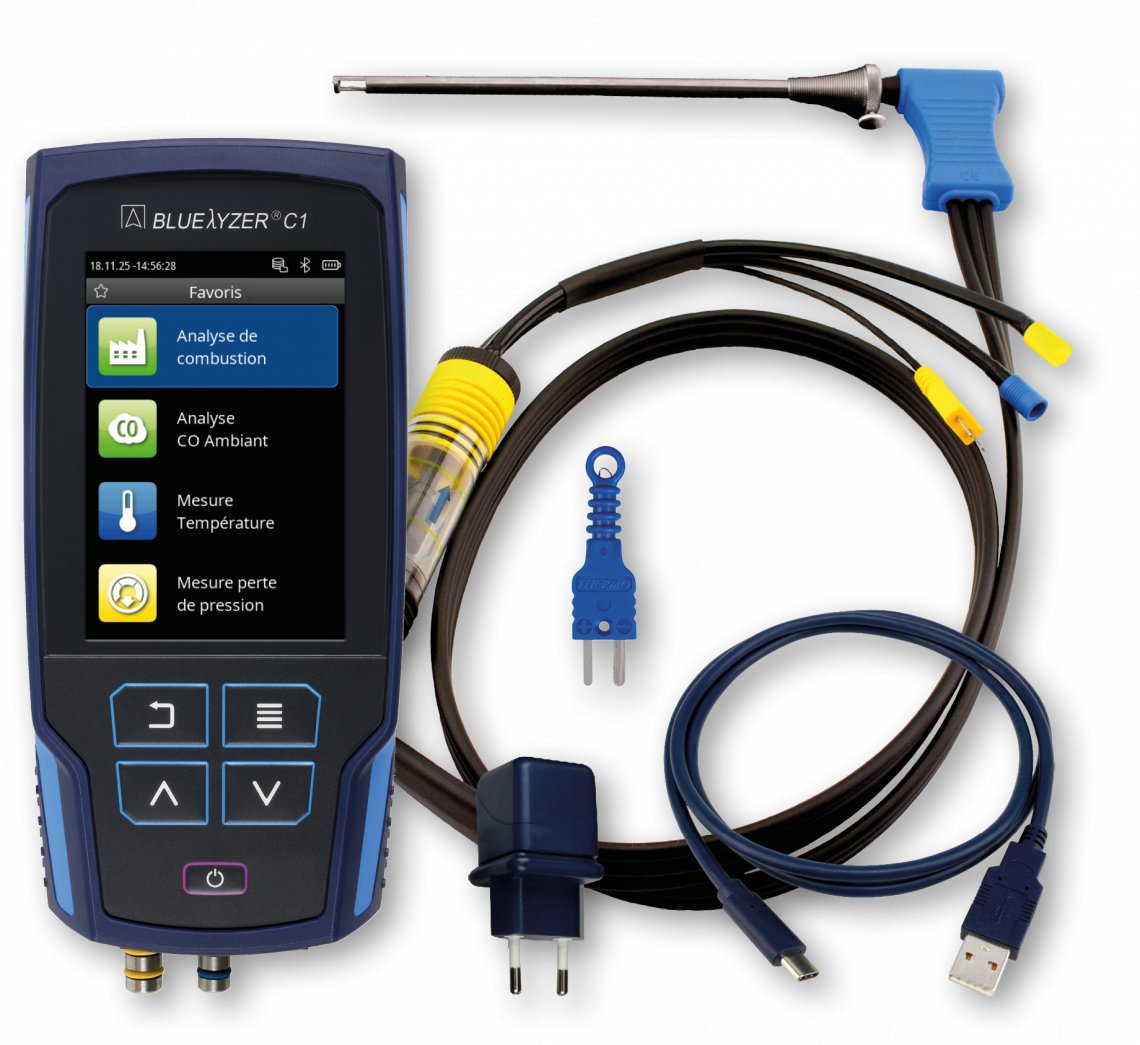Analyseur de combustion Bluelyzer C1