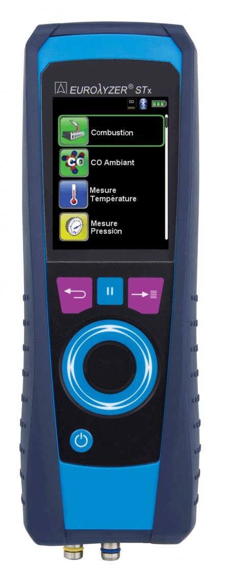 Analyseur de combustion Eurolyzer STx  : O2/CO2, CO (NO option)