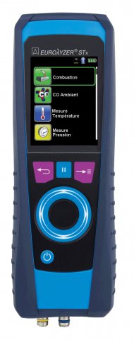 Analyseur de combustion Eurolyzer STx : O2/CO2, CO (NO option)